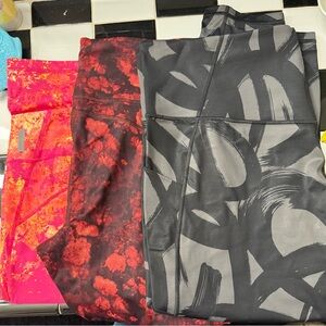 Athleta Gray Tenacity 7/8 Tights